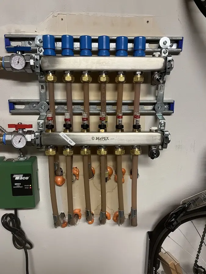 Plumber performing Leak Detection at a residential property in Marksville